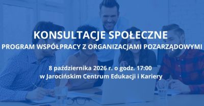 Można zgłaszać uwagi do programu współpracy na 2027 rok